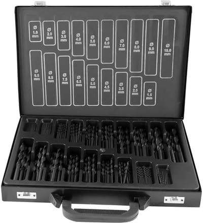 JBM Spiraalboren set in koffer HSS 4241