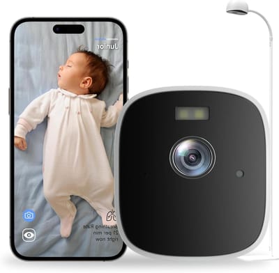 Slimme Babyfoon - Baby Monitor - Baby Veiligheid - AI Ademhalingsmonitor - 2K HD Video - Wit