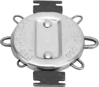 Dailygoods- Bougie-voelermeter Hoge Taaiheid - Bougie-afstandsmeter - Roestvrij Staal - Verchroomd - Duurzaam - Metrische/Inch Aflezingen - Bougiemeter