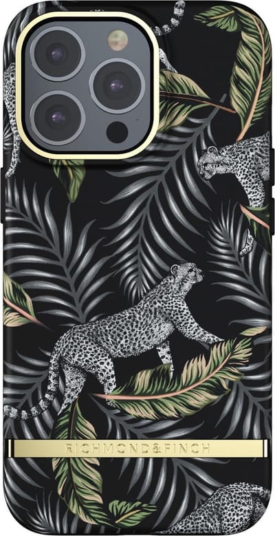Richmond & Finch - Trendy geschikt voor iPhone 13 Pro Max Hoesje - silver jungle