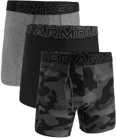 Under Armour Boxershorts UA PERFORMANCE TECH - PRINT 6 IN 3PK Set van 3
