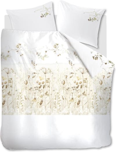 Marjolein Bastin Grassland dekbedovertrek - Eenpersoons - 140x200/220 cm - Naturel