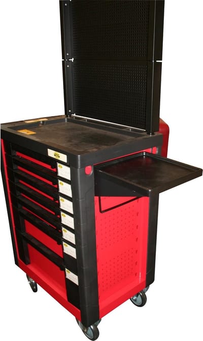 Benson Papierrolhouder met tray - voor gereedschapswagen - veelzijdige werkplek oplossing