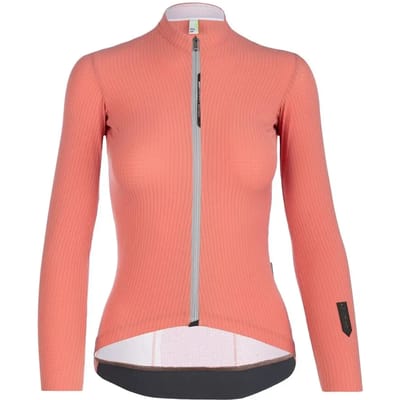 Q36.5 Dames Fietsshirt Lange Mouwen L1 Pinstripe X - Rosa - XS