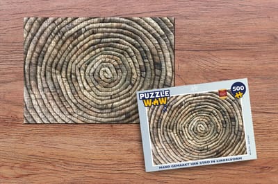 Puzzel Cirkel - Riet - Mand - Legpuzzel - Puzzel 500 stukjes