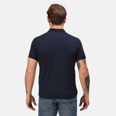 Regatta Professioneel Heren Coolweave Poloshirt met korte mouwen (Marine)