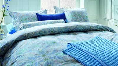 Pip Studio Moon Flower dekbedovertrek - Eenpersoons - 140 x 200/220 cm - Licht blauw