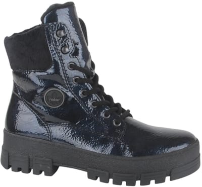 Rieker Booties Y0220, Vrouwen, Marineblauw, Laarsjes, maat: 39