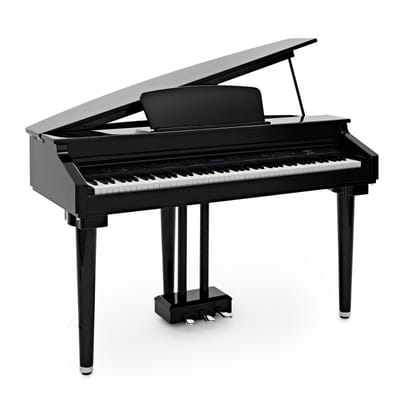 GDP-200 digitale Vleugelpiano van Gear4music, Gloss Black