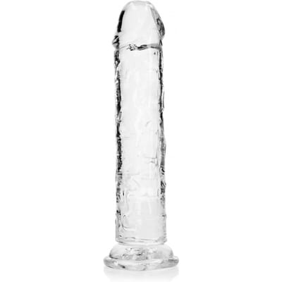 Shots - RealRock REA154TRA1 - Straight Realistic Dildo Suction Cup - 9'' / 23 - Tra