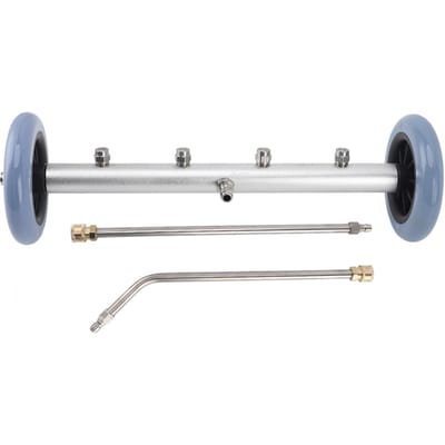 Onderwagenreiniger 16 inch 4000PSI Hogedruk Onder Auto Wassen Waterbezem met Verlengstang blauw