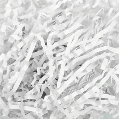 50g/100g/1pak Meerdere Kleurrijke Versnipperd Papier Cadeaudoos Vuller Bruiloft Verjaardagsfeest Decoratie Crinkle Cut Verpakking Cadeau Versnipperd Papier, Kerst 50g White