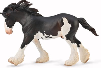 COLLECTA Figurine - Clydesdale Hengst - 1:20 - Paarden - Handgeschilderd - Miniatuur