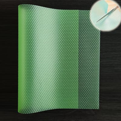 Koelkastmatjesset (8-delig) — Matjes voor glazen planken — Eenvoudig te reinigen, vlekbestendige EVA-matten — Vocht- en stofbestendige matten voor lades en kasten — Warmte-isolerende onderzetters en placemats — Geschikt voor kasten en lades