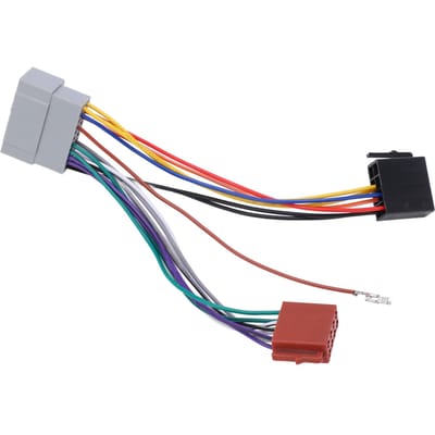 Vervanging van stereokabelboom voor autoradio-stroomadapterconnector voor Chrysler 300 2004?2007 gray