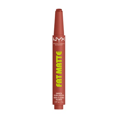 NYX Professional Make Up Fat Matte Lipstick - Comfortabele matte finish - Niet-uitdrogend gevoel - Rose Robe - 3.5g