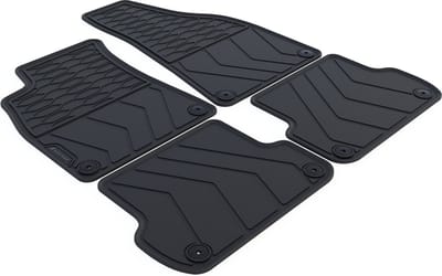 Rubber Automatten geschikt voor Audi A4 B7 - 2004-2008 - 4-delig - Uitvoering: Avant / Limousine