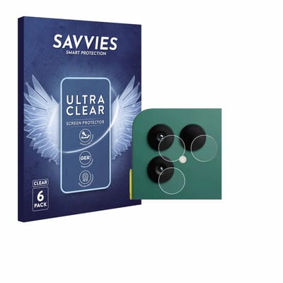 Savvies - Screenprotector voor Fairphone 6 (ALLEEN Camera) - Folie Beschermfolie transparant 6 Stuks