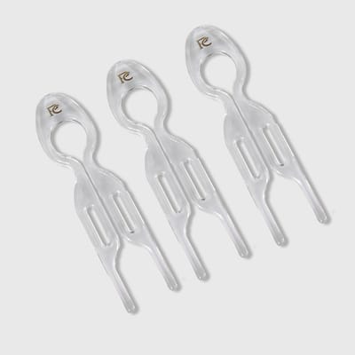 Pinclip slimme haarspelden set van 3 transpartant