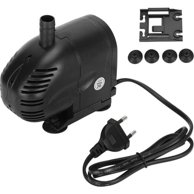 25W Aquarium Vissenkom Dompelpomp Pompende Filtratie Circulatie black