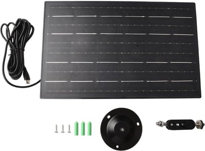 Zonnepaneel - Solar Charger - Camera Opladen - Continue Energie - 10W - Zwart