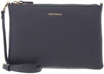 COCCINELLE Leren schoudertas Best Crossbody Bag Stove blauwgrijs