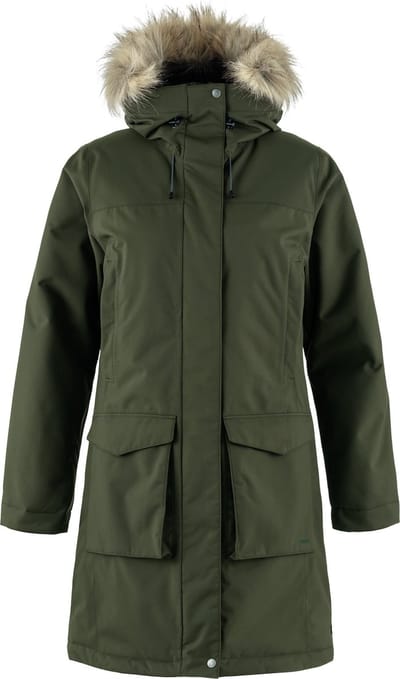 FJALLRAVEN Nuuk lite parka W 87161 662 deep forest L