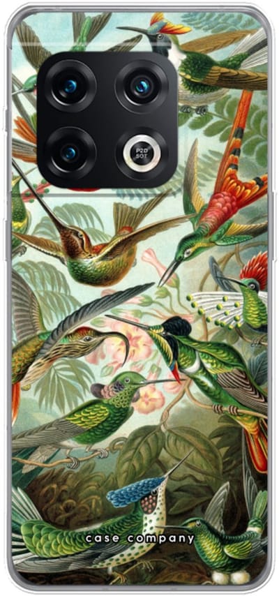 Case Company® - Hoesje geschikt voor OnePlus 10 Pro hoesje - Haeckel Trochilidae - Soft Cover Telefoonhoesje - Bescherming aan alle Kanten en Schermrand