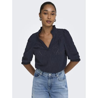 ONLY - ONLZIGGY S/S FRILL TOP CC JRS Dames Top