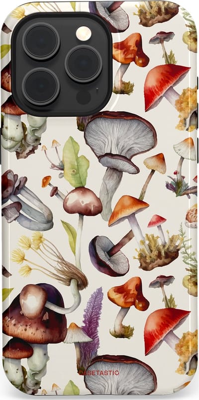 Casetastic Hoesje Geschikt voor Apple iPhone 15 Pro Max Magsafe - Stijlvolle Beschermende Duo-layer Case - Herfst spoor