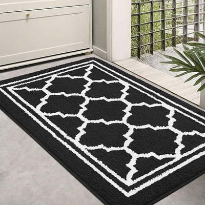 Tapis en polypropylène Maroc Tapis d'entrée Tapis d'entrée Porte de maison Poussière Antidérapant Tapis de porte 50x80
