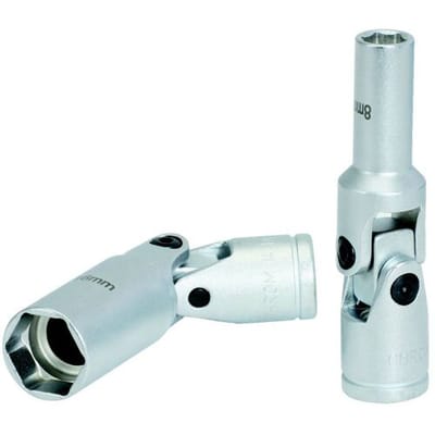 KS Tools 500.7302 3/8 gloeibougiedraainoten, kort, 75 mm, 9 mm