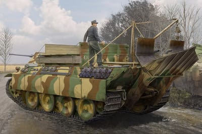 HobbyBoss Modelbouwpakket Militaire voertuigen - 84553 German Sd.Kfz.179 Bergepanther Ausf.G Plastic - 1:35 - Modelbouw