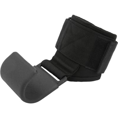 Gewichthefhaken Zware Hefpolsbanden Gewichtheffen Grips Banden Handschoenen Pols black