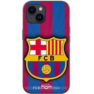 Telefoonhoesje - FC Barcelona - Iphone 13 - Flexibel - Siliconen - Sportief logo zwart