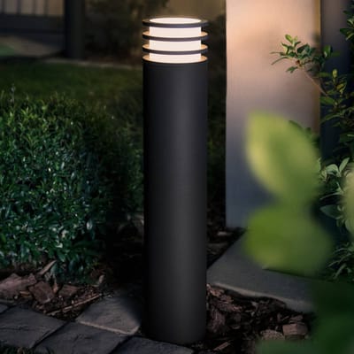 Philips Hue Lucca Sokkellamp - Warmwit Licht - Zwart - Hoog