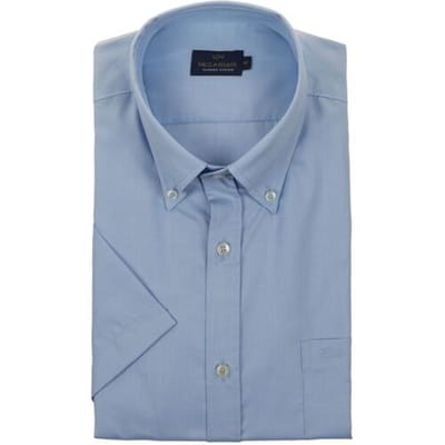 Paul & Shark Overhemd Cotton Summer Oxford Licht Blauw / male