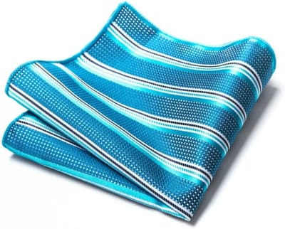 Herentas Zakdoek - Elegante Sjaal - Formele Gelegenheid - Zijdezacht Materiaal - 22x22cm - Zwart