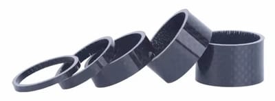 Carbon stuur Spacer 1 1/18"- Stuur Spacerset - Balhoofdspacers - 3mm - 5mm - 10mm - 15mm - 20mm - Opvulringen balhoofd spacer - Fiets -Stuurspacers