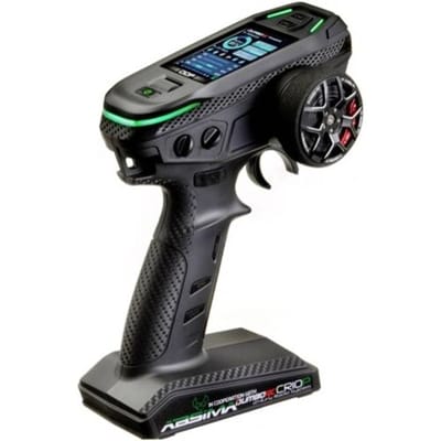 Absima CR10P RC pistoolzender 2,4 GHz - 10-kanaals afstandsbediening met ontvanger