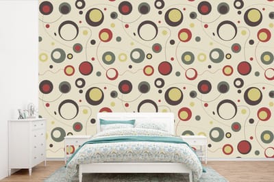 Behang - Fotobehang Cirkel - Lijn - Design - Breedte 360 cm x hoogte 240 cm