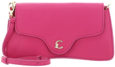 COCCINELLE Leren Schoudertas Koppeling C-Me Hi-Tech Crossbody Bag New Fucsia Paars
