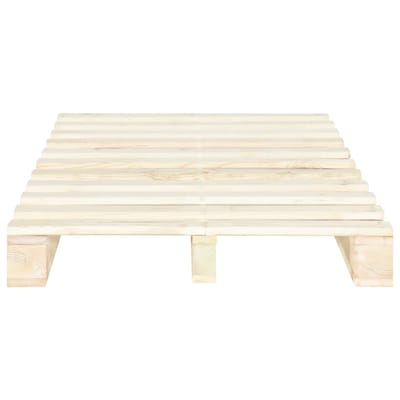 vidaXL - Bedframe - pallet - massief - grenenhout - 120x200 - cm