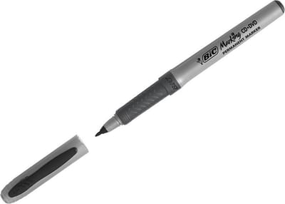 Permanent marker bic intensisty uf zwart | 12 stuks