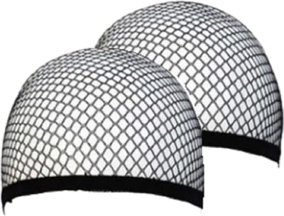 BamBella® Wig Cap 2 stuks zwart Gaas Pruik Rekbare Elastische Haarnet