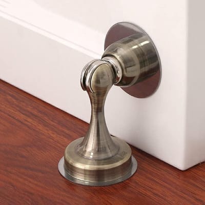 Deurstopper - Deurhouder - Vastzetten Deur - Twee Installaties - 55 mm Kop - Groen Brons