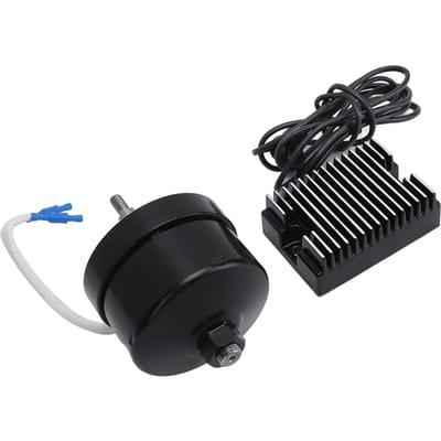 17Amp 12V Dynamo Generator Ombouwkit 32 0371 Hoge Vermogensafgifte Voor Hydra Glide‑FL 1949‑1957 black