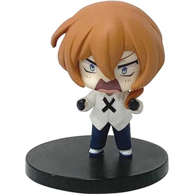 Op voorraad Japanse Anime Dazai Osamu Figuur Bungo Stray Dogs Actiefiguren PVC Model Verzameling Perifere Speelgoed Verjaardagscadeaus brown