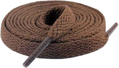 Bruine veter - 120cm - SneakersAdept - Katoen-Nylon - Voor alle sneakers en schoenen
