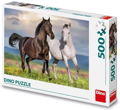 Dino puzzel verliefde paarden 500 stukjes